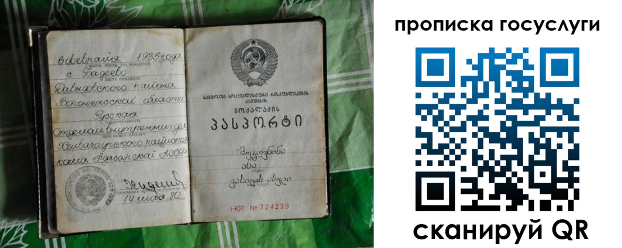 прописка паспорт в Вытегре